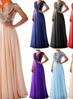 婚礼礼服长裙 banquet gown women dresses wedding full dress