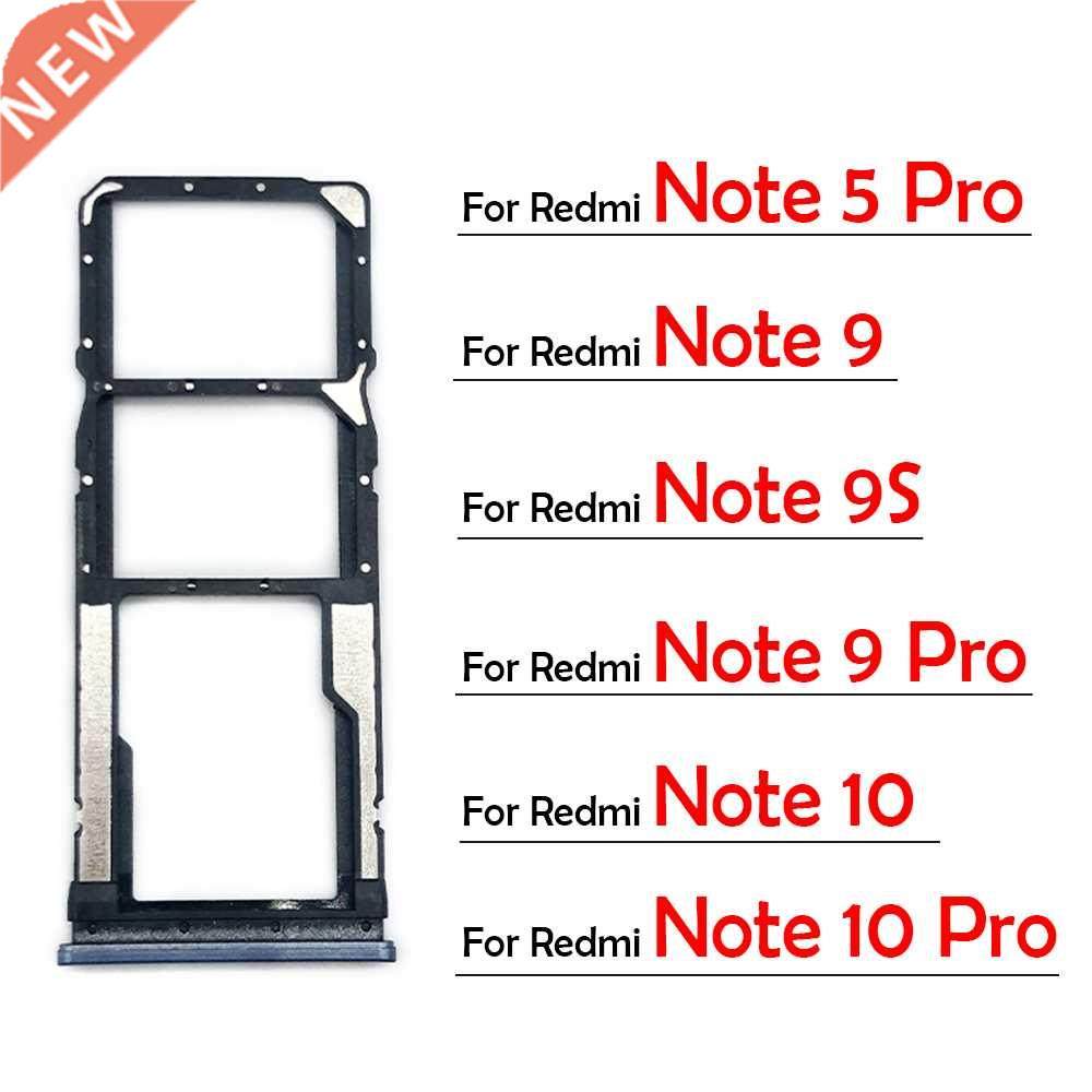 new for xiaomi redmi note 5 9 10 pro 9s sim card tray socket