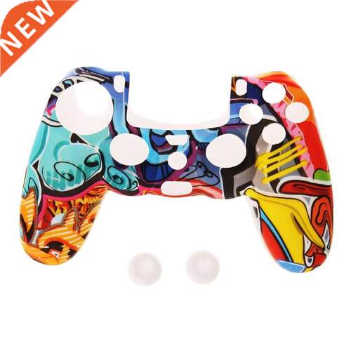 Multicolor Style Silicone Gamepad Cover Case + 2 Joystick Ca