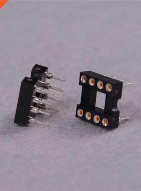 10pcs Round Hole 8 Pins 2.54MM DIP DIP8 IC Sockets Adaptor S