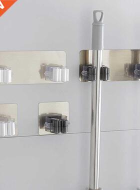 Sticker Strong Hook Bathroom Seamless Mop Rack Bathroom