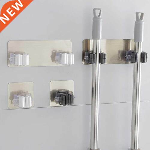 Sticker Strong Hook Bathroom Seamless Mop Rack Bathroom