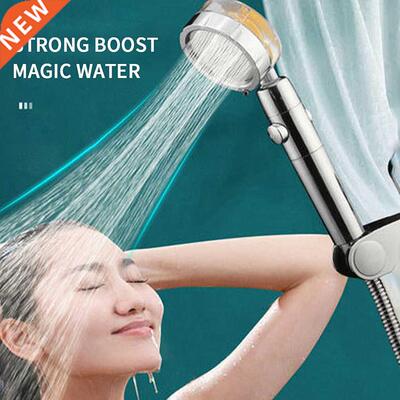 RecabLeght Handheld Showerhead Rotating Bathroom Turbo