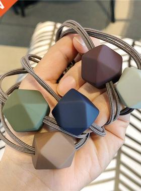 Fashion Square Elastic Hair Band Korea Hair Accessories For