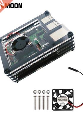 For Raspberry Pi 3 Enclosure Case 9 layer Acrylic Cover Shel