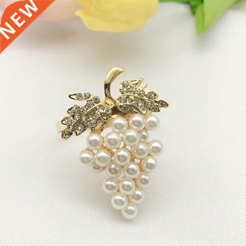 10pcs High-end hotel tableware fruit grape napkin buckle