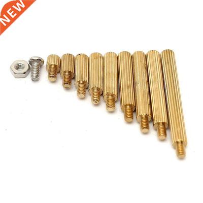 270Pcs M2 3-25mm Male to Female Brass PCB Standoff Screw Nut