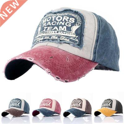 RACING TEAM Multicolor Cotton Baseball Cap Snapback Hat Cap