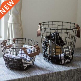 ed &p; reakfast Dirty Clothes Storage asket Iron Vintage