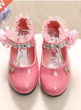 Children's Shoes For Girl Spring New Princess Lce Lether S