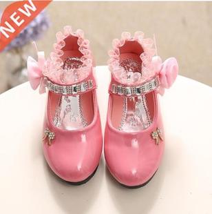 Children's Shoes For Girl Spring New Princess Lce Lether S