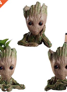 Baby Flowerpot Flower Pot Plants Planter Figures Model Toy f