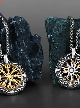 Original Stainless Steel Fashion Personality Viking Rune Amu