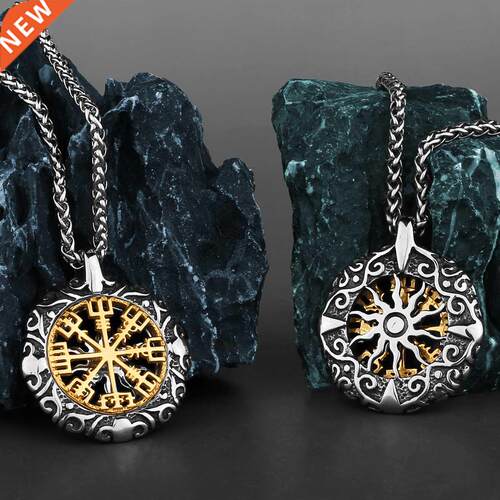 Original Stainless Steel Fashion Personality Viking Rune Amu