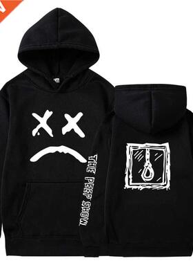 Men Hoodies 2022 Happy Smiling Face Print Winter Faion Uni