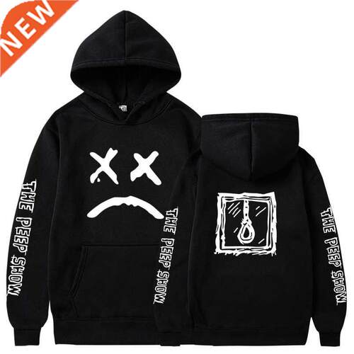 Men Hoodies 2022 Happy Smiling Face Print Winter Faion Uni