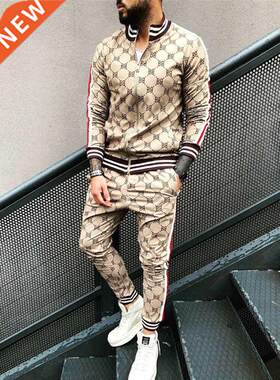 Muscle Sport Suits European American rends D Print Fitness