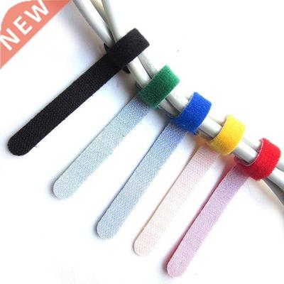 10PCS Nylon Sticky Cable Ties Wire Strap cord Wrap Fastening