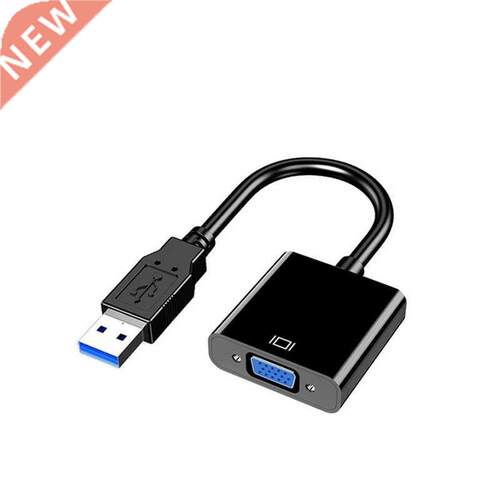 USB To VGA Adapter 1080P Converter External Video Cd Multi