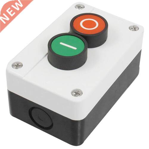 AC 600V 10A Momentary Red Green Sign NO NC Push Button Switc