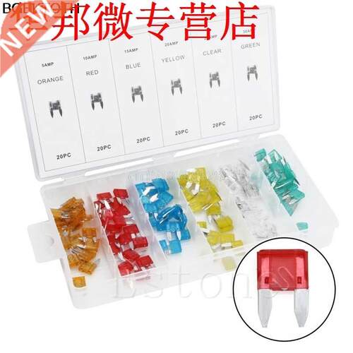 1set 120Pcs Mini Size Fuses 5-30 AMP Auto Car Truck Blade SU
