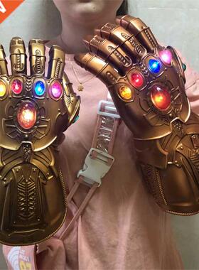 Super Hero Weapon Gloves Gauntlet Cosplay LED Light Action F