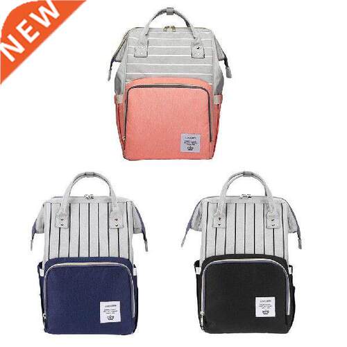 Travel Backpack Stripe Mummy Maternity Diaper Bags Large