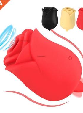 Romantic Christmas Rose Flower Vagina Sucking Virators Nipp