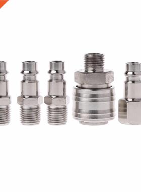 6 Pcs EURO Air Line Hose Compressor Fitting Connector Quick