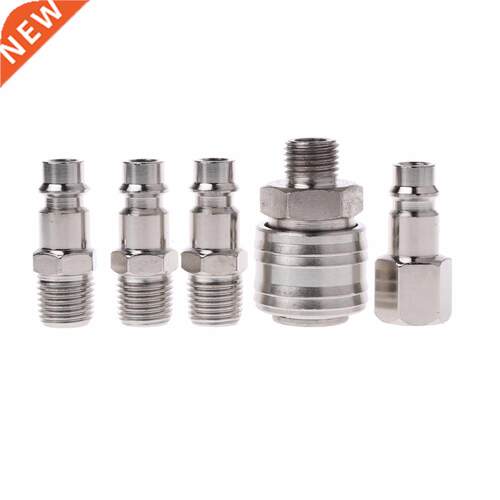 6 Pcs EURO Air Line Hose Compressor Fitting Connector Quick