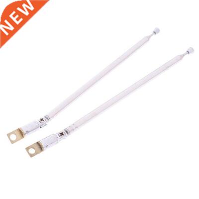 2pcs Radio Antenna 4 Section Telescopic Rod Remote Control T