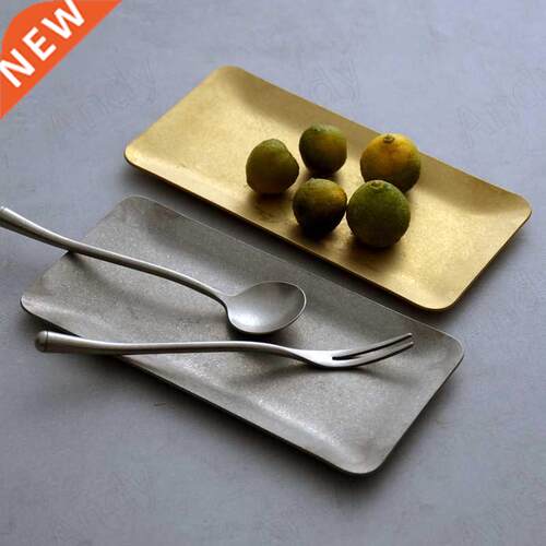 European Metal Storage Tray Handmade Retro Decorative Deskto