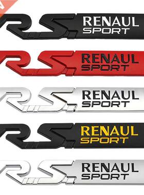 Car Sticker RS Sport Emblem Decal for Renault Clio Scenic Lo
