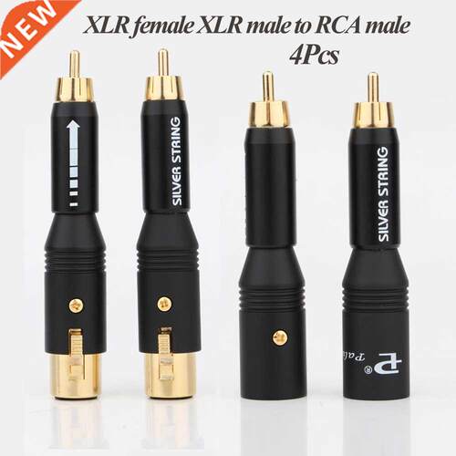 Preffair High Performacn audio RCA Male to XLR Female Gold P