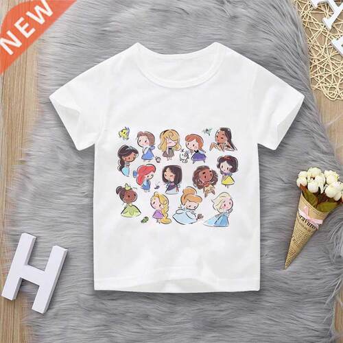 Unisex Summer Children's Clothing Princess Cute Cartoon Boy