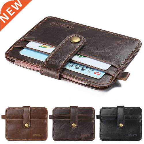 Sell at a loss! Men's Faux Leather Small ID Credit Card Busi