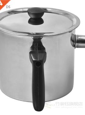 Simmer Pot Stainless Steel 1l Milk Boiler Lid Milk Pot Stain