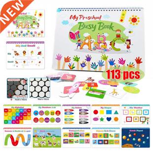 Preschool Montessori Toys for Kids Busy Book Toddlers Educat