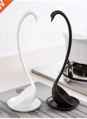 Hot 2pcs/lot Swan aped Ladle Non Stick Ladle and Base