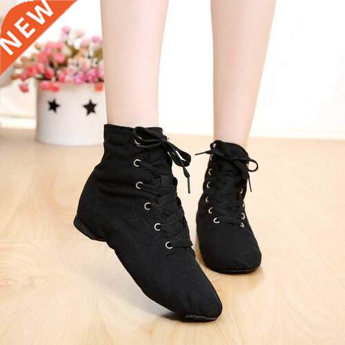 Cheap New Soft Men Women Sports Jazz Dance oes Lace Up Da
