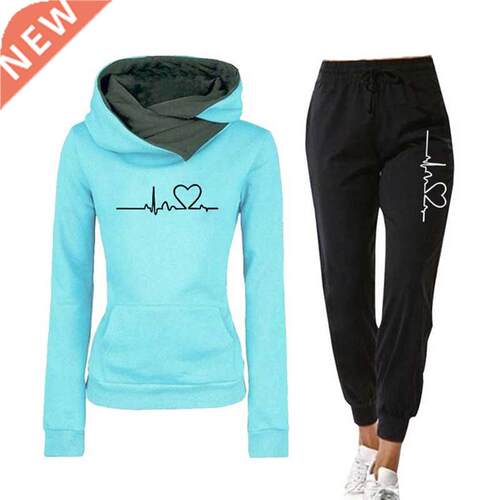 Casual Two Piece Outfits Pullovers Hoodies Jogger Pants Sets