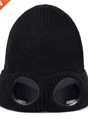 2019 new masked wool hat fashion new with glasses headgear a