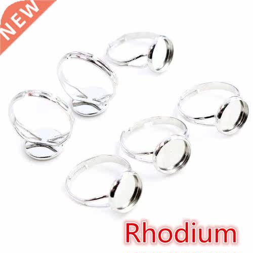 10pcs/lot Adjustable Blank Ring Base Fit Dia 10 12 14 16 18