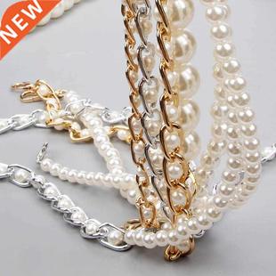 Pearl Strap For Bags Handbag Handles DIY Women Shoulder Bag