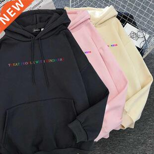 2021 New at People with Kindness Fashion Hoodeds Women Vinta