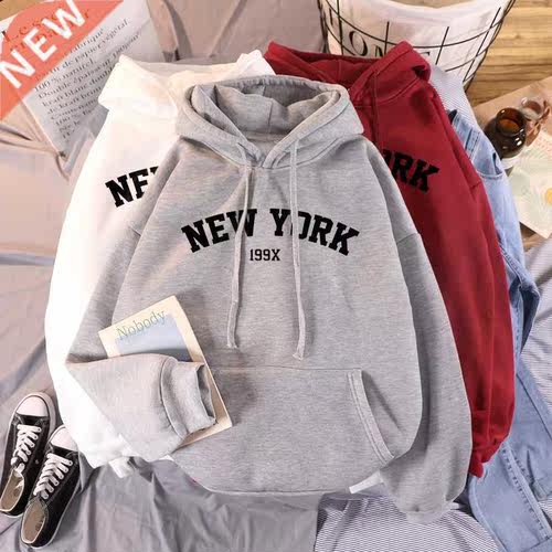 Female 2020 Thicken Warm Hoodies Lady Autumn s NEW Sweats