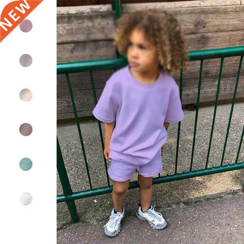 New 2 Pcs Novelty Summer Baby Boy Sport Outfits Clothes Sets