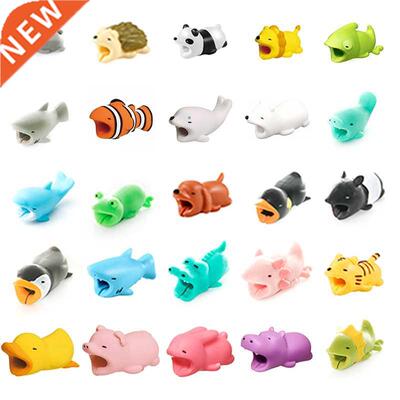 New Cartoon Animal Cable Protector Usb Line Earphone Cable P
