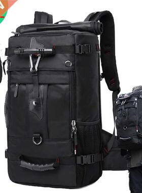 50L Waterproof Durable Travel Backpack Men Women Multifuncti