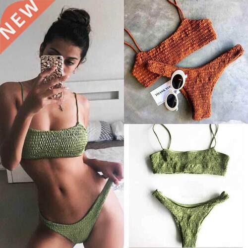 Meihuida Bikinis 2021 Mujer Women Swimwear Women Push-up Pad